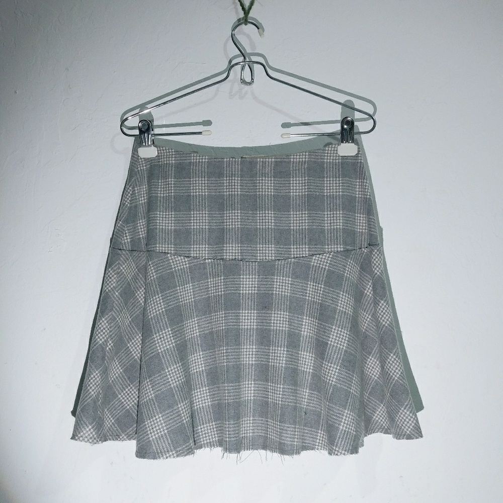 Madewell wool blend mini skirt plaid :Boxi8: